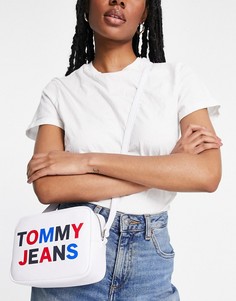 Белая сумка для фотоаппарата Tommy Jeans-Белый