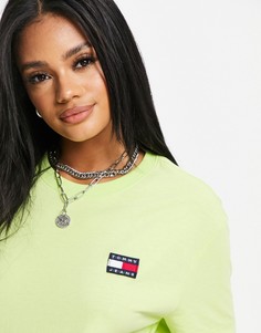 Желтая футболка с логотипом в виде флага Tommy Jeans-Желтый
