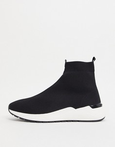 Черные облегающие в щиколотке кроссовки KG Kurt Geiger Kai-Черный