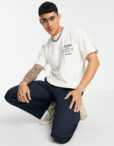 Футболка цвета экрю Dickies Halma-Белый