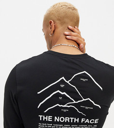 Черный лонгслив The North Face Peaks – эксклюзивно для ASOS-Черный цвет