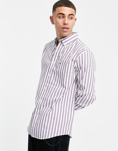 Классическая рубашка с длинными рукавами в полоску Tommy Hilfiger Lenny-Белый