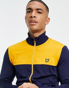 Спортивная куртка из технологичных материалов Lyle & Scott Sport-Темно-синий