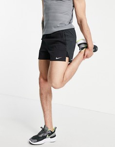 Черные шорты из технологичной ткани "Flex" Nike Running Stride 5-Черный цвет