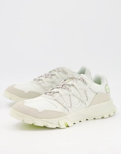 Серые низкие кроссовки со смешанными оттенками Timberland Garrison Trail-Белый