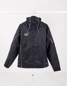 Черная oversize-куртка с логотипом Puma King-Черный цвет
