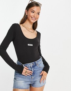 Черное боди с логотипом Levis Josie-Черный цвет Levis®