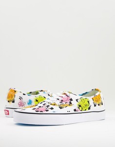 Разноцветные кроссовки Vans X Spongebob Authentic Airbrush-Multi