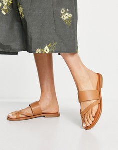 Светло-бежевые сандалии с петлей для большого пальца Aldo-Коричневый цвет