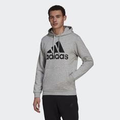 Флисовая худи Essentials Big Logo adidas Sportswear