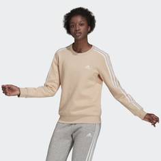 Флисовый джемпер Essentials 3-Stripes adidas Sportswear