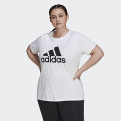 Футболка Essentials Logo (Plus Size) adidas Sportswear