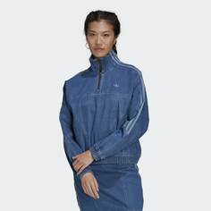 Олимпийка Adicolor Denim Cropped adidas Originals
