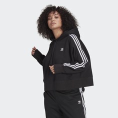 Укороченная худи Adicolor Classics (Plus Size) adidas Originals