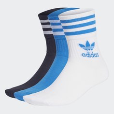 Три пары носков Crew Mid-Cut adidas Originals