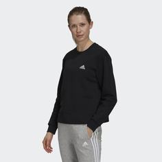 Укороченный джемпер Essentials Small Logo adidas Sportswear