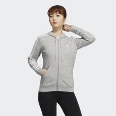 Флисовая толстовка Essentials 3-Stripes adidas Sportswear