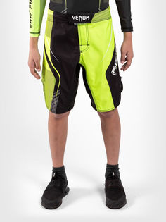 Шорты детские Venum Training camp 3.0 01801 Black/Neo Yellow р.14