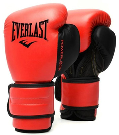 Перчатки тренировочные Everlast Powerlock PU 2 10oz красн.