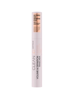 Тушь для ресниц CATRICE,Clean ID Volume & Definition Mascara, 010 Ultimate Black, 7 мл