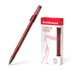 Ручка гелевая ErichKrause® Gelica® красный в коробке по 12 шт