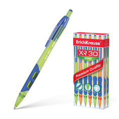 Ручка шариковая автоматическая ErichKrause® XR-30 Spring, синий в коробке 12 шт