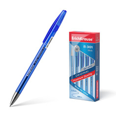 Ручка гелевая ErichKrause® R-301 Original Gel Stick 0.5 синий в коробке по 12 шт