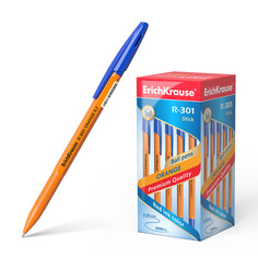Ручка шариковая ErichKrause® R-301 Orange Stick 0.7, синий в коробке 50 шт