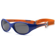 Детские солнцезащитные очки Real Kids Explorer 4+ синий, оранжевый