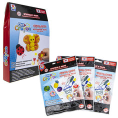 Набор для лепки Clay Crayon Бабочка 3 цвета по 30 г 1toy