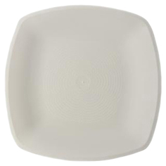 Тарелка одноразовая авм-пластик пластиковая белая 23x23 см 12 штук в упаковке