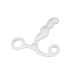 Массажер простаты Lovetoy белый Ultimate Silicone P-spot Teaser