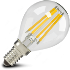 Лампочка светодиодная XF-E14-FL-P45-4W-2700K-230V, Арт.: 47635 10 штук