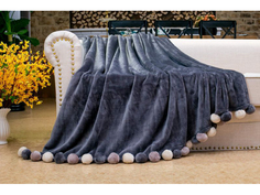 Плед "Multi-ball", 220х240 см, цвет темно-серый Sofi dе Marko