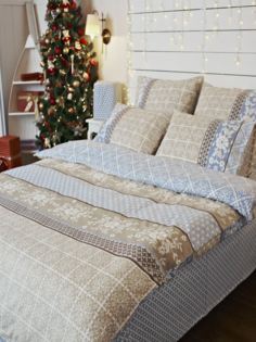 Комплект постельного белья Фланель "Матильда" Дуэт 50х70 TM Textile