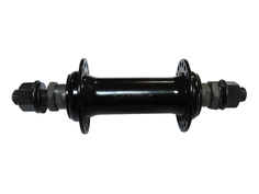 Велосипедная втулка Shunfeng MTB передняя стальная 3/8x14Gx36Hx100x140 на гайках чёрная TBS