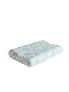 Подушка анатомическая Ambesonne с подшейными валиками и эффектом памяти Memory Foam 45х28