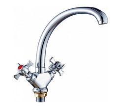 Смеситель для кухни, двухвентильный HANSEN H42051, цвет хром