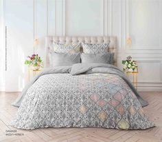 Комплект постельного белья Verossa Перкаль евро Damask