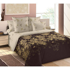 Покрывало стеганное 240х210 см перкаль Золотая нить 1 Текс-Дизайн