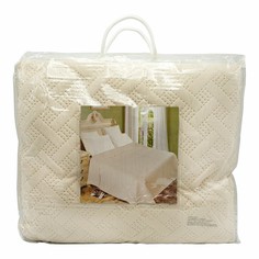 Покрывало Tarrington House Стежка 220 х 240 см полиэстер бежевое