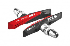 Колодки тормозные на велосипед Kellys для v-brake kls dualstop v-02, 72 мм.