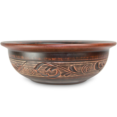 Миска Дачная Ангоб большая, 1,1 л Солнечногорская керамика