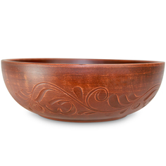 Миска для борща вьюнок декор 0,7 л Солнечногорская керамика