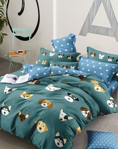 Пододеяльник Milky Garden "Puppies" евро 200х215 см