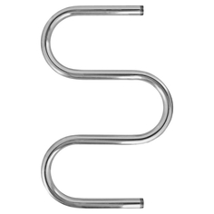 Полотенцесушитель M б/п (н.р.1") 60/32 (горбатый) (к-0, Полиров.) INDIGO без упак