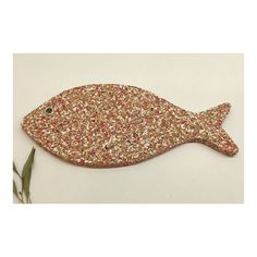 Подставка под горячее 3D Cork Fish Conacor красная, 36х16 см, 3D21