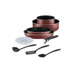 Набор посуды TEFAL Ingenio RED 4186840, 9 предметов