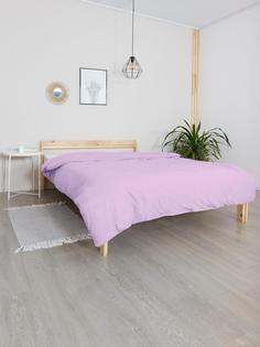 Пододеяльник на молнии трикотаж "Всё себе" Сиреневый 2-спальный