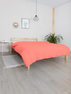 Пододеяльник на молнии трикотаж "Всё себе" Коралловый 2-спальный